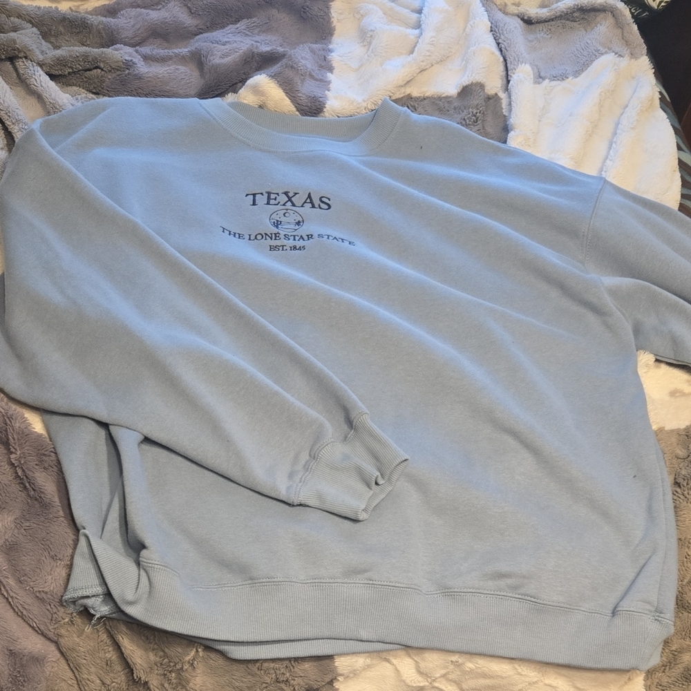 State of Mind Light Blue Crewneck Sweater